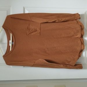 Old Navy brown long sleeve shirt